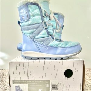 Sorel x Disney children’s Whitney short lace winter boot size 10 little kids
